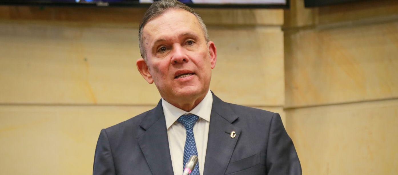 El presidente del Senado, Efraín Cepeda.