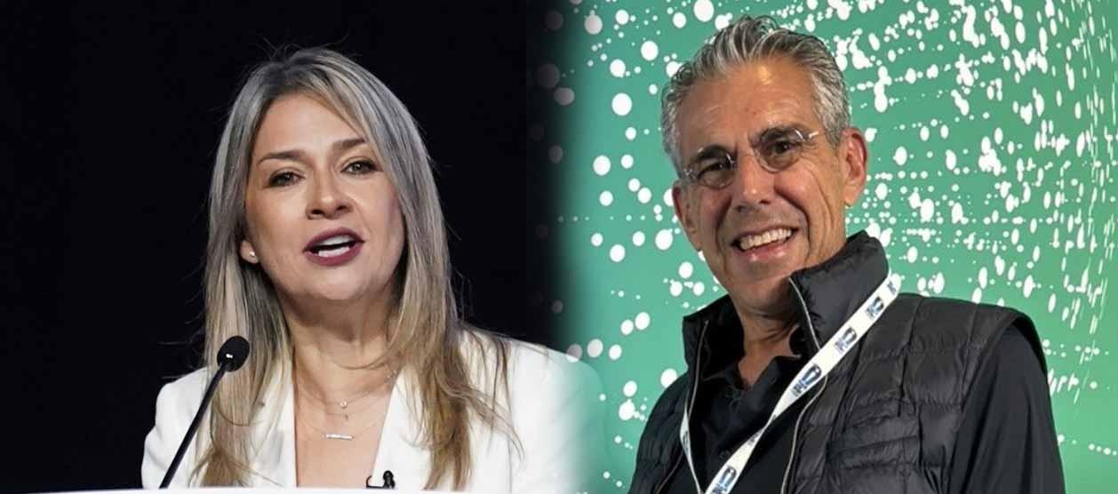 Vicky Dávila y Samuel Azout. 