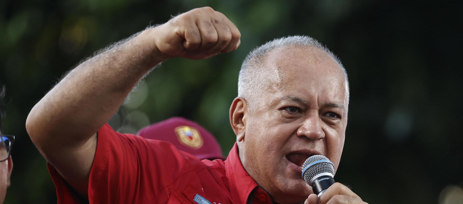 Diosdado Cabello, Ministro del Interior, hizo el anuncio.