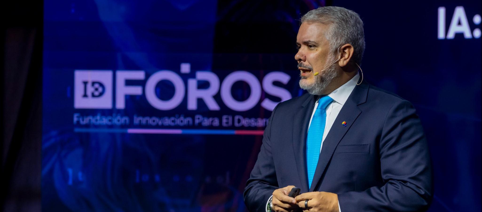 El expresidente Iván Duque.