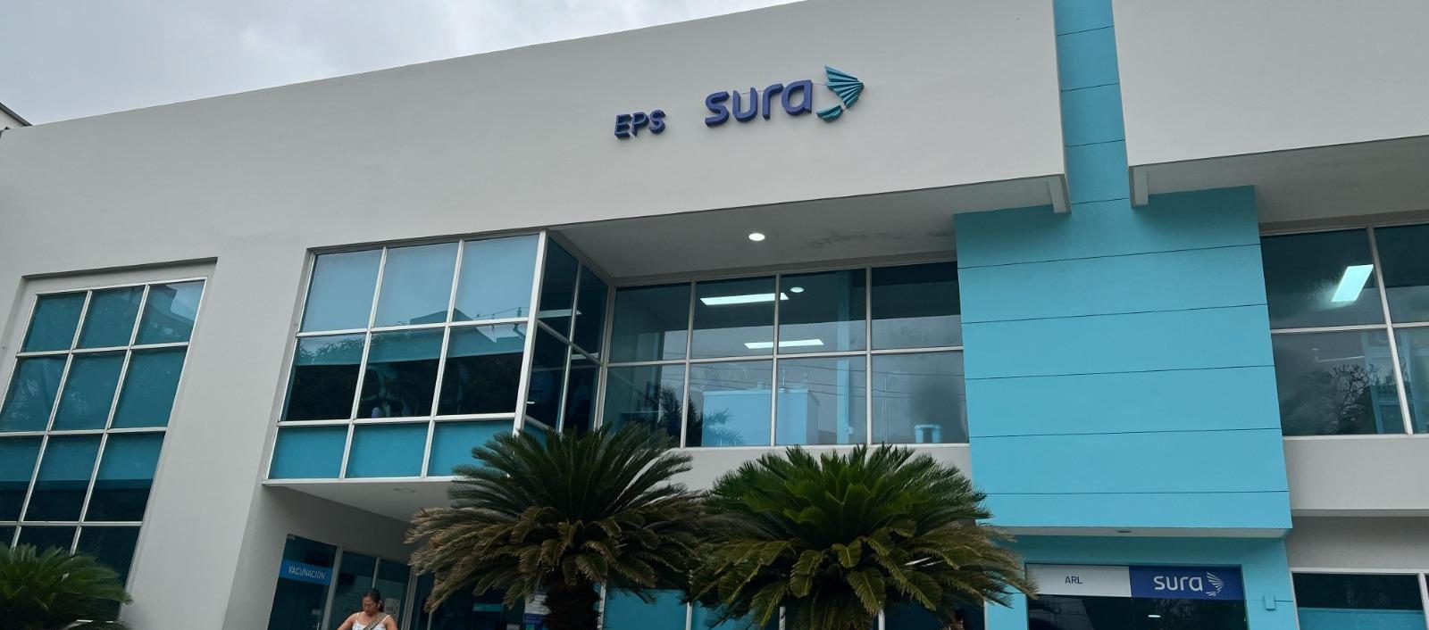 Una sede de la EPS Sura en Barranquilla. 