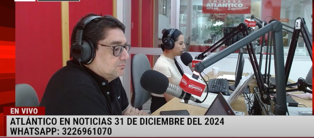 Transmisión de Atlántico en Noticias.