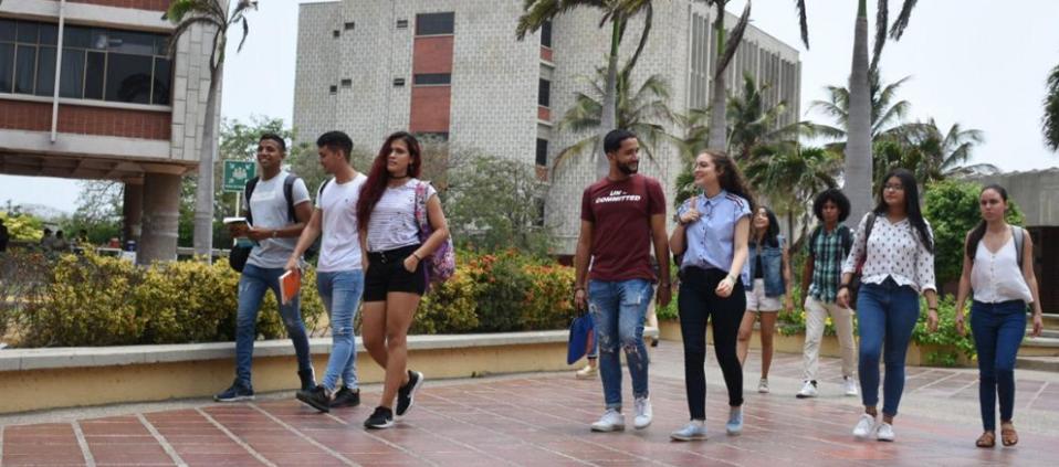 Estudiantes de la Universidad del Atlántico. 