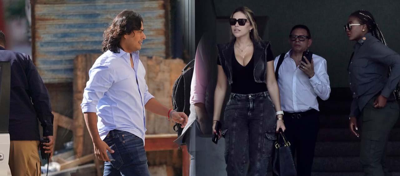 Nicolás Petro y Daysuris Vásquez.