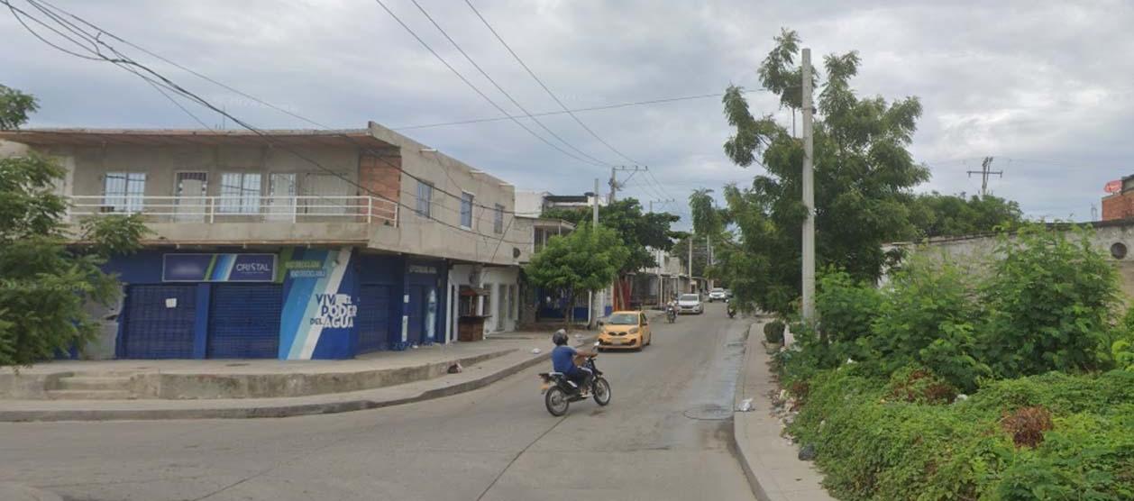 Calle 48 con carrera 24, dirección donde se presentó el crimen en Villa Muvdi. 