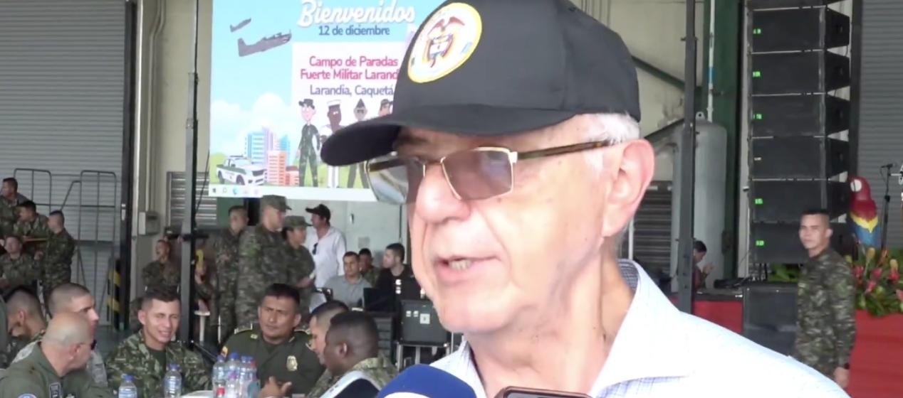 Iván Velásquez, ministro de Defensa. 