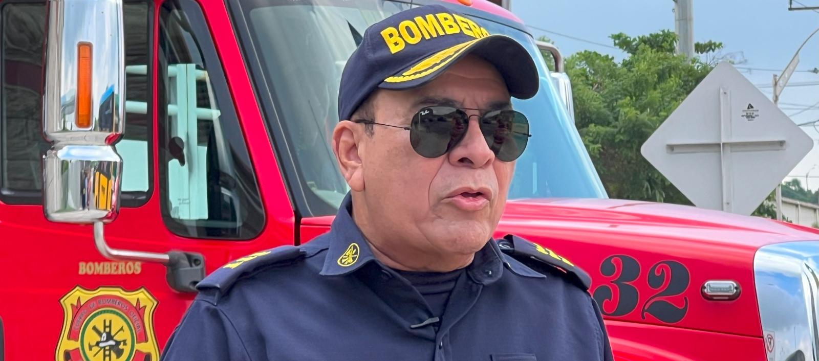 Jaime Pérez, comandante del Cuerpo de Bomberos de Barranquilla por 16 años. 