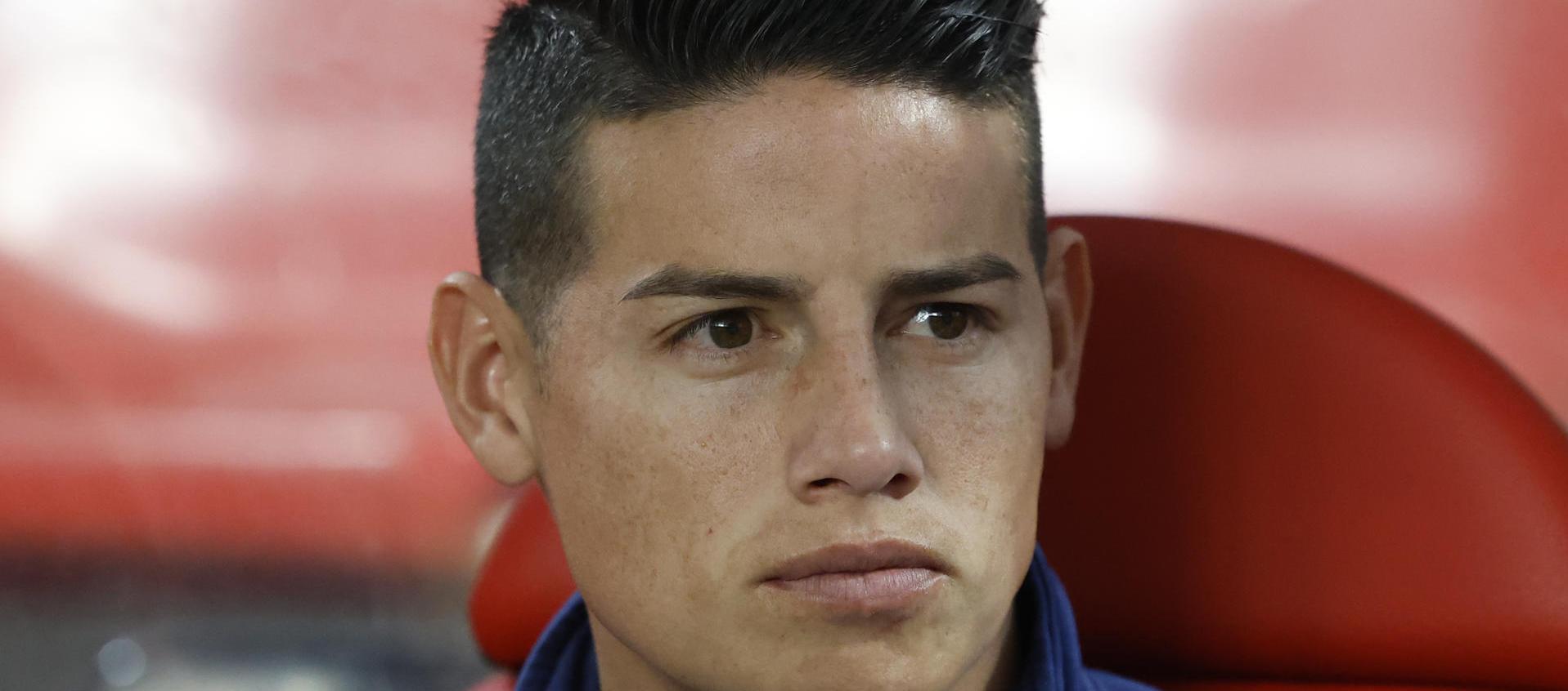 James Rodríguez, jugador del Rayo Vallecano de España.