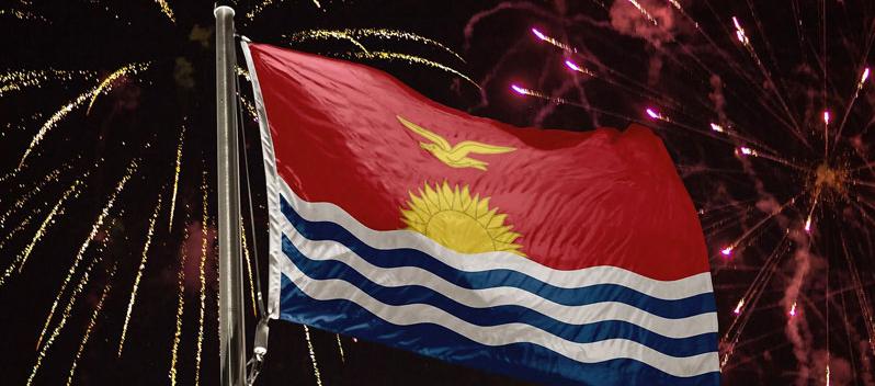Bandera de Kiribati.