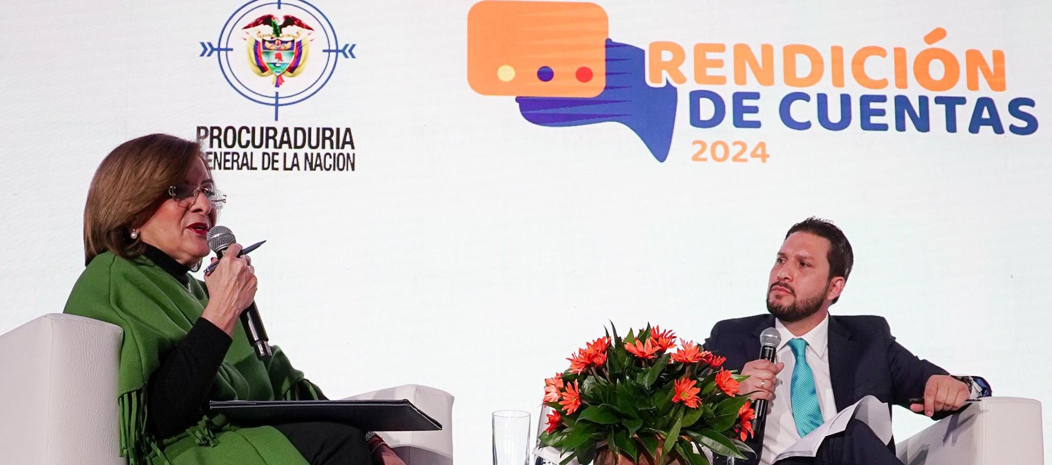 La Procuradora Margarita Cabello en la rendición de cuentas el pasado 11 de diciembre