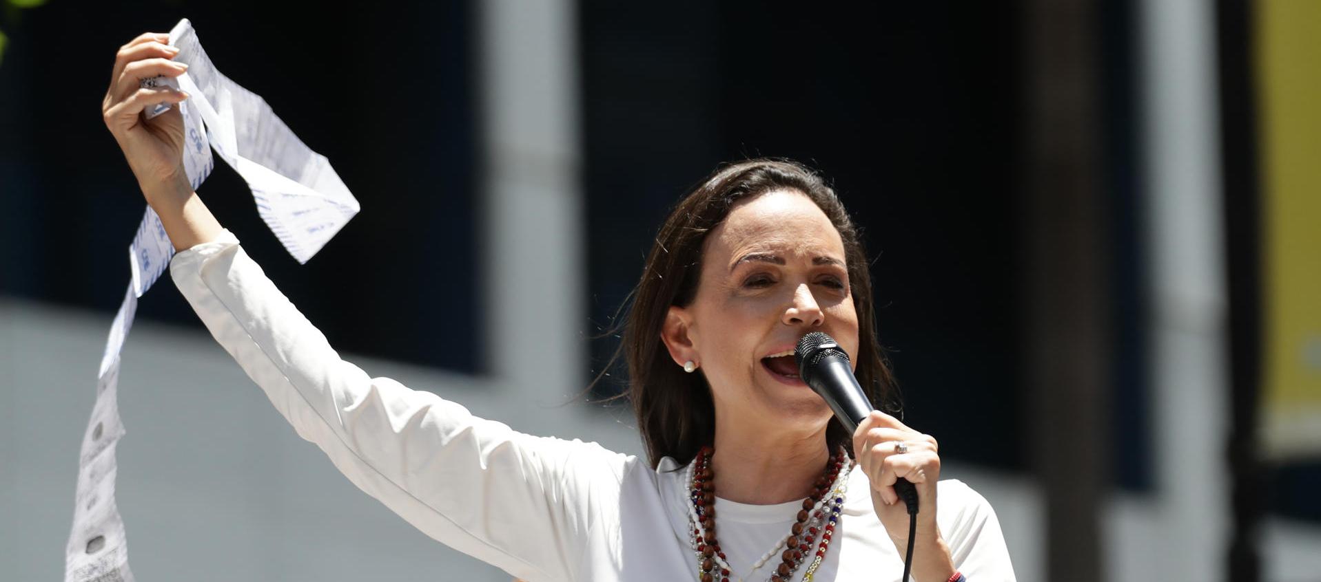  La líder opositora venezolana, María Corina Machado.