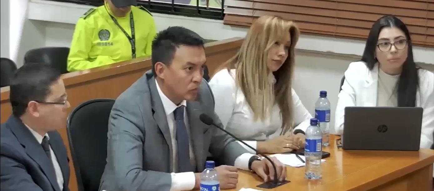 Sandra Ortiz durante la audiencia.