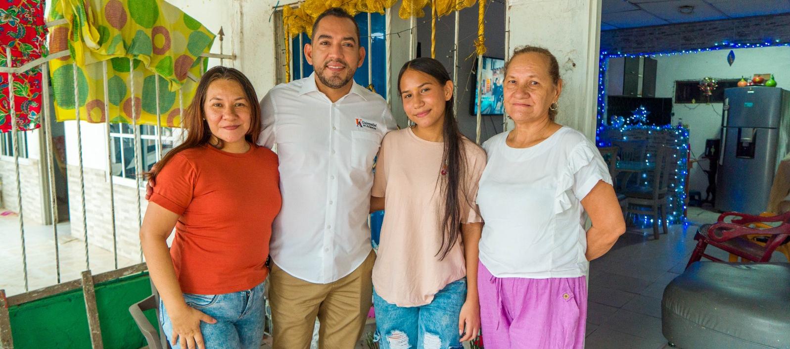 Dilary Selena Paniagua García recibió la noticia en su casa, en Soledad.