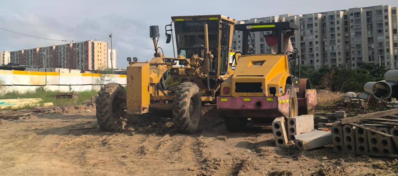 La zona donde está construyendo Amarilo.