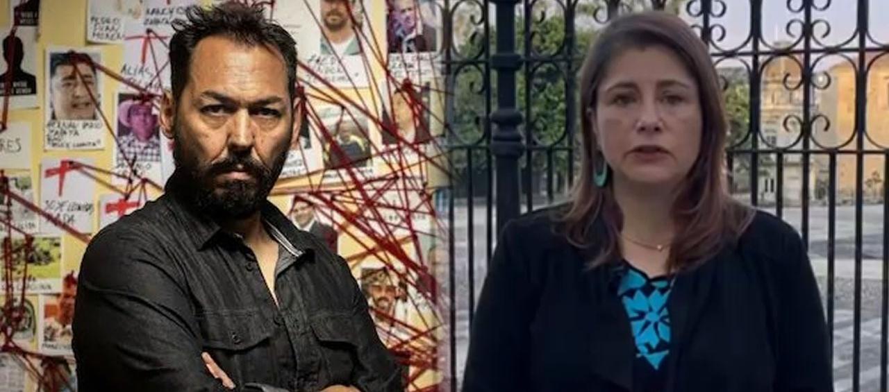 Daniel Mendoza y la Defensora del Pueblo, Iris Marín.