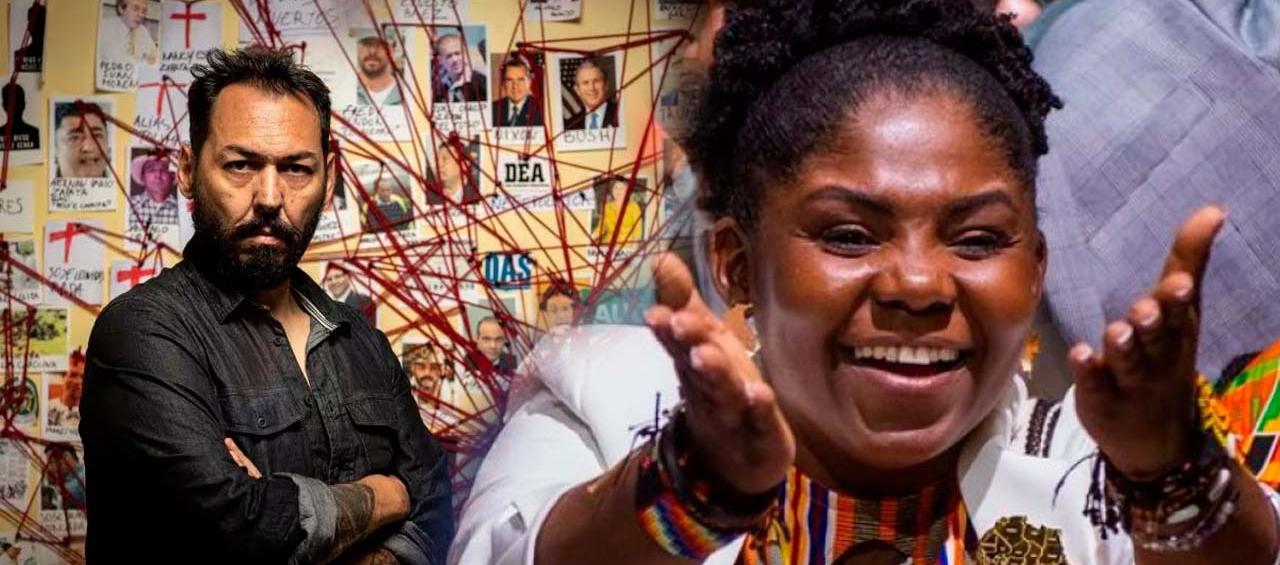 Daniel Mendoza y Francia Márquez.