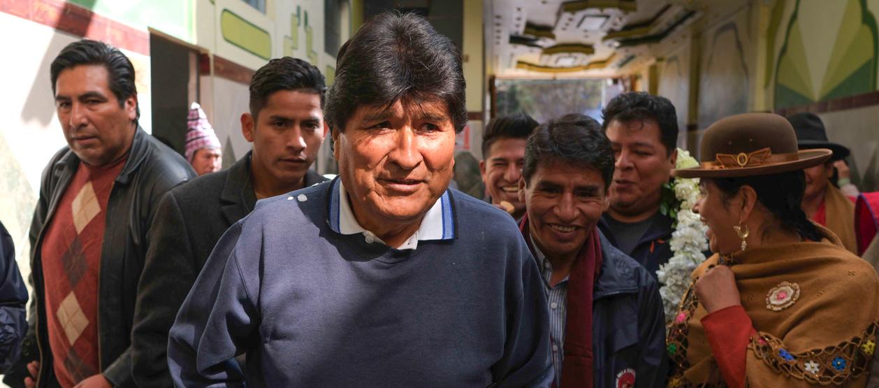 El expresidente boliviano Evo Morales.
