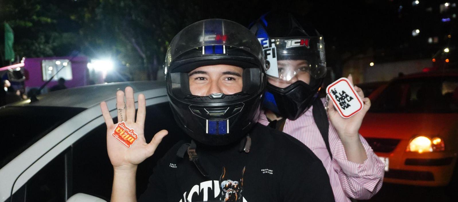 Personas después de la socialización con la Alcaldía.