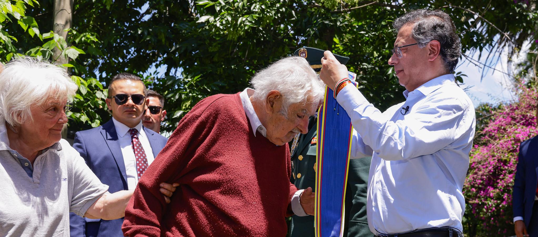 José 'Pepe' Mujica y Gustavo Petro.
