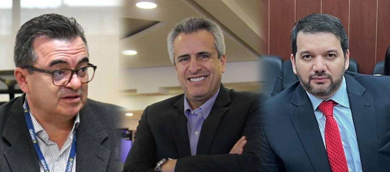 Olmedo López, Luis Fernando Velasco y Julio Elías Chagüi.