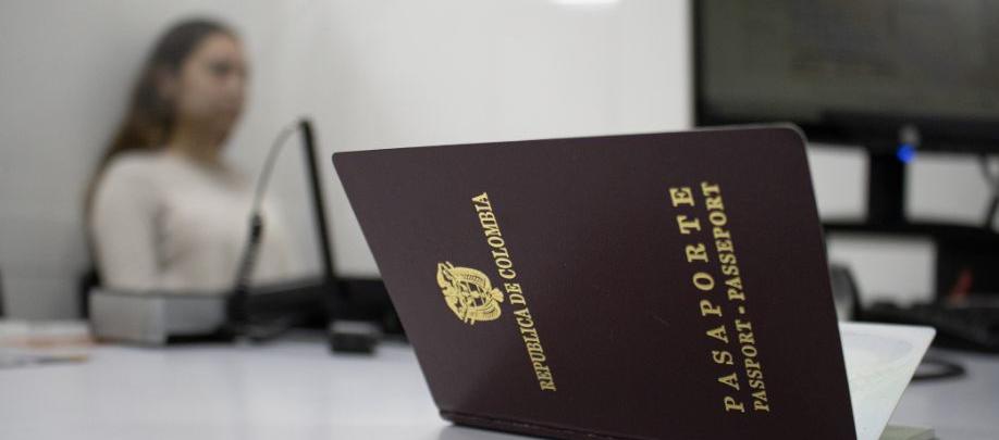 Imagen de referencia de un pasaporte. 