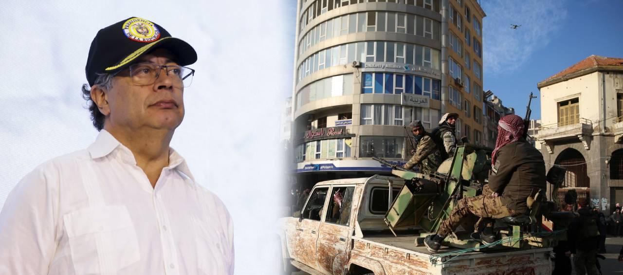 El Presidente Gustavo Petro habló de la situación de Siria.