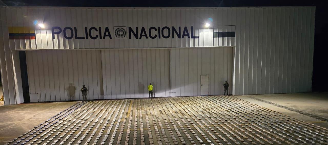 Incautación de cocaína.