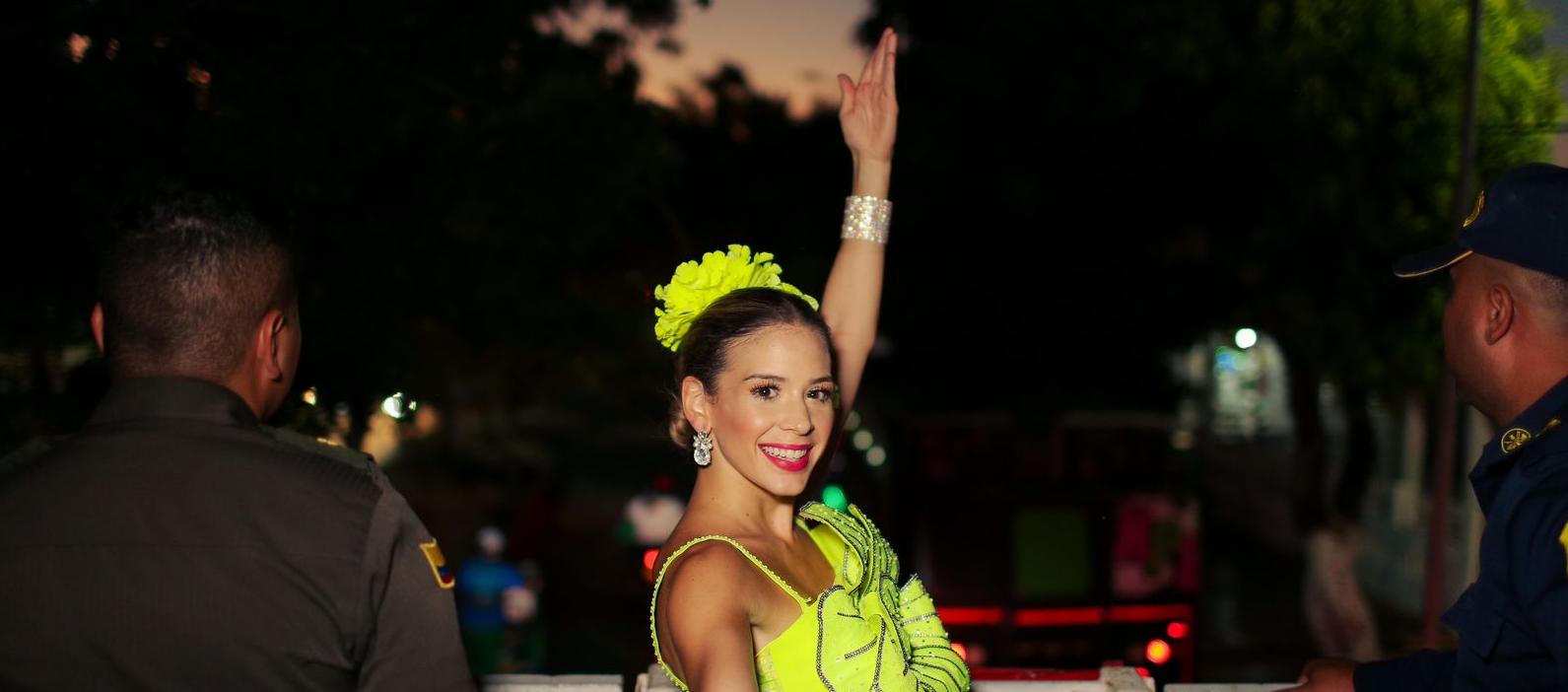 La reina del Carnaval de Barranquilla 2025, Tatiana Angulo Fernández de Castro.
