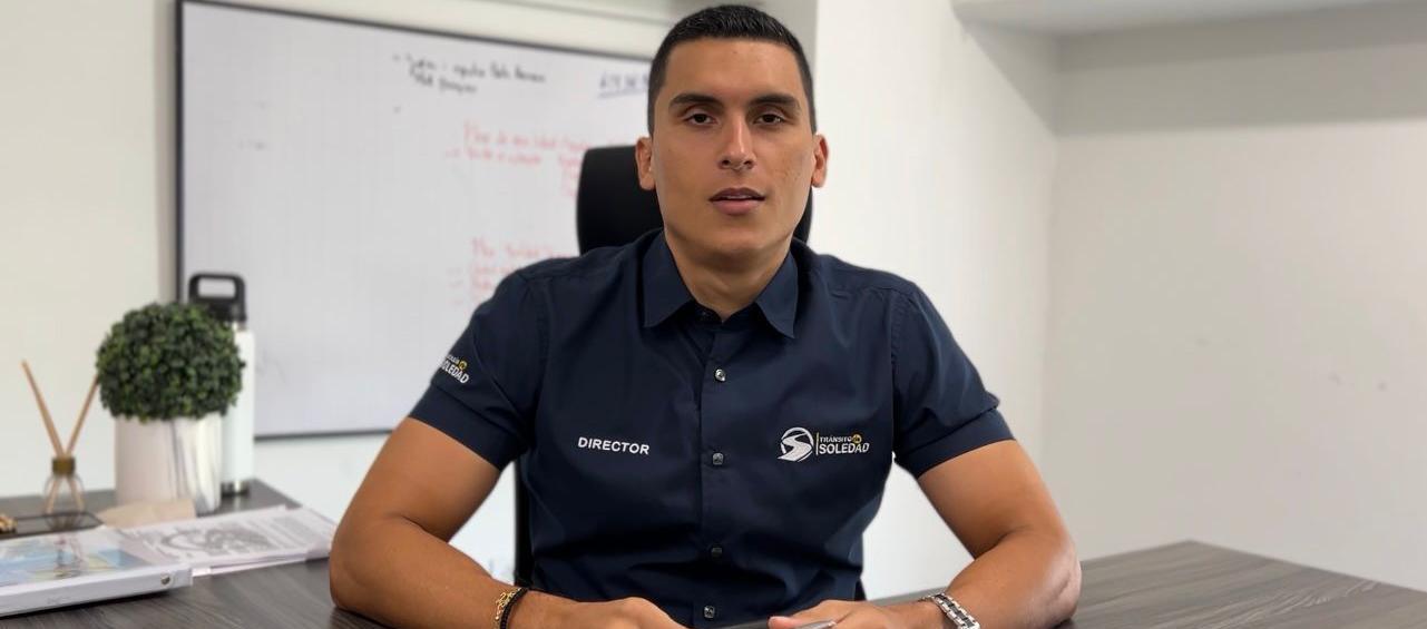 Santander Donado, director del Tránsito de Soledad. 