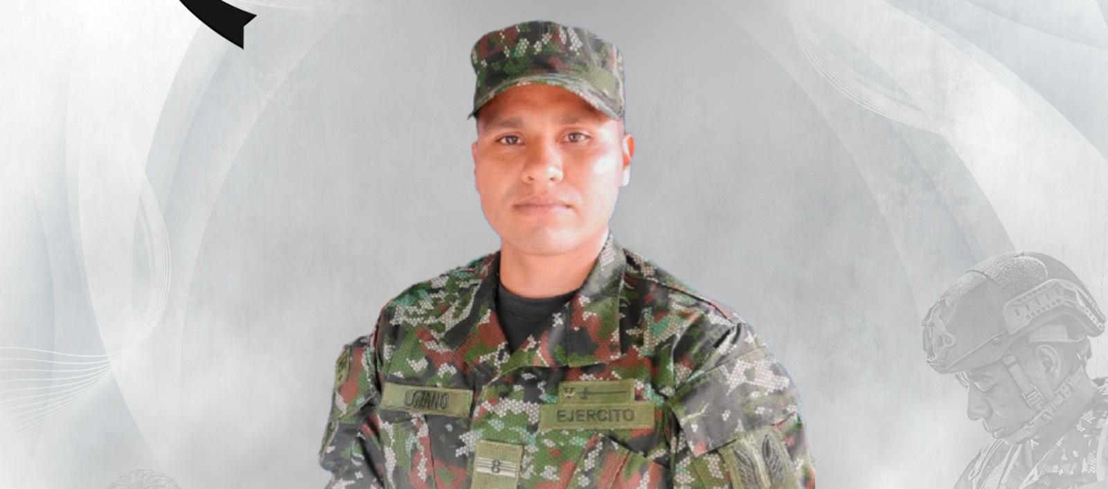 El soldado profesional Romín Lozano Tapiero.