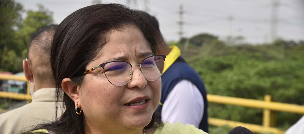 La Alcaldesa de Soledad, Alcira Sandoval Ibáñez.