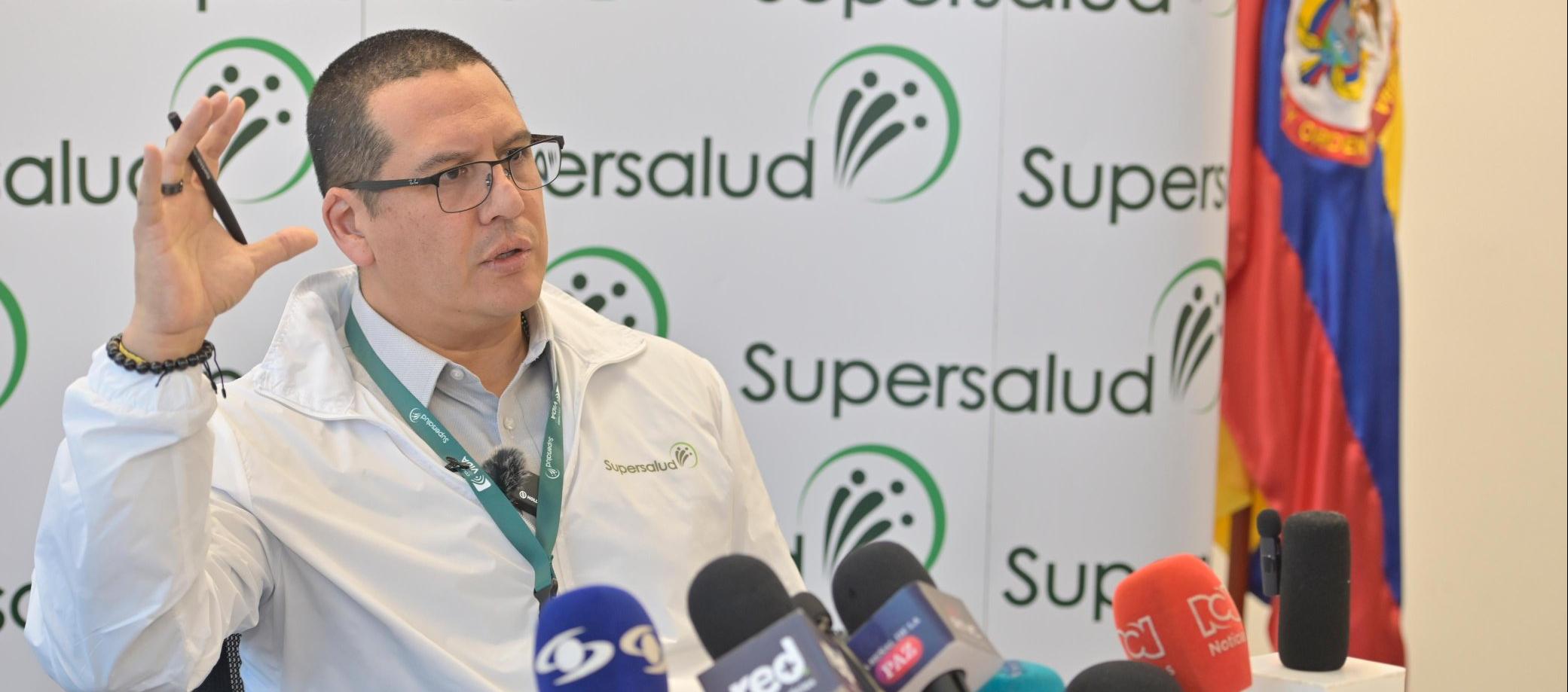 Giovanny Rubiano, superintendente de Salud.