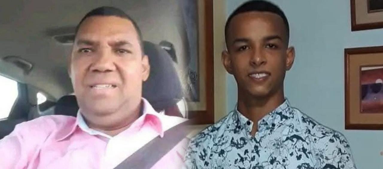 Ricardo Hernández Escorcia y su sobrino Sebastián Charris Hernández. 