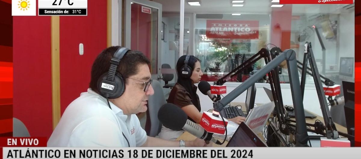 Transmisión de Atlántico en Noticias.