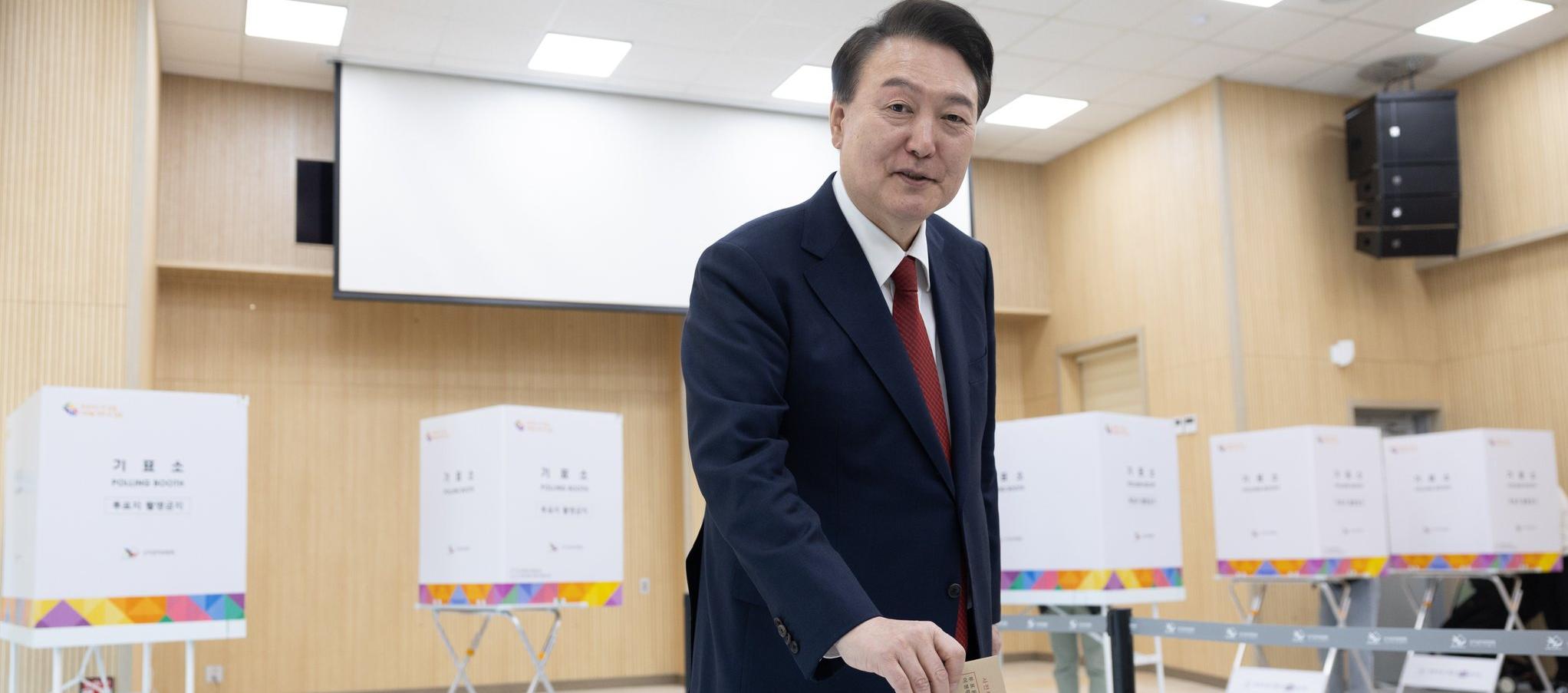 El Presidente de Corea del Sur, Yoon Suk-Yeol.