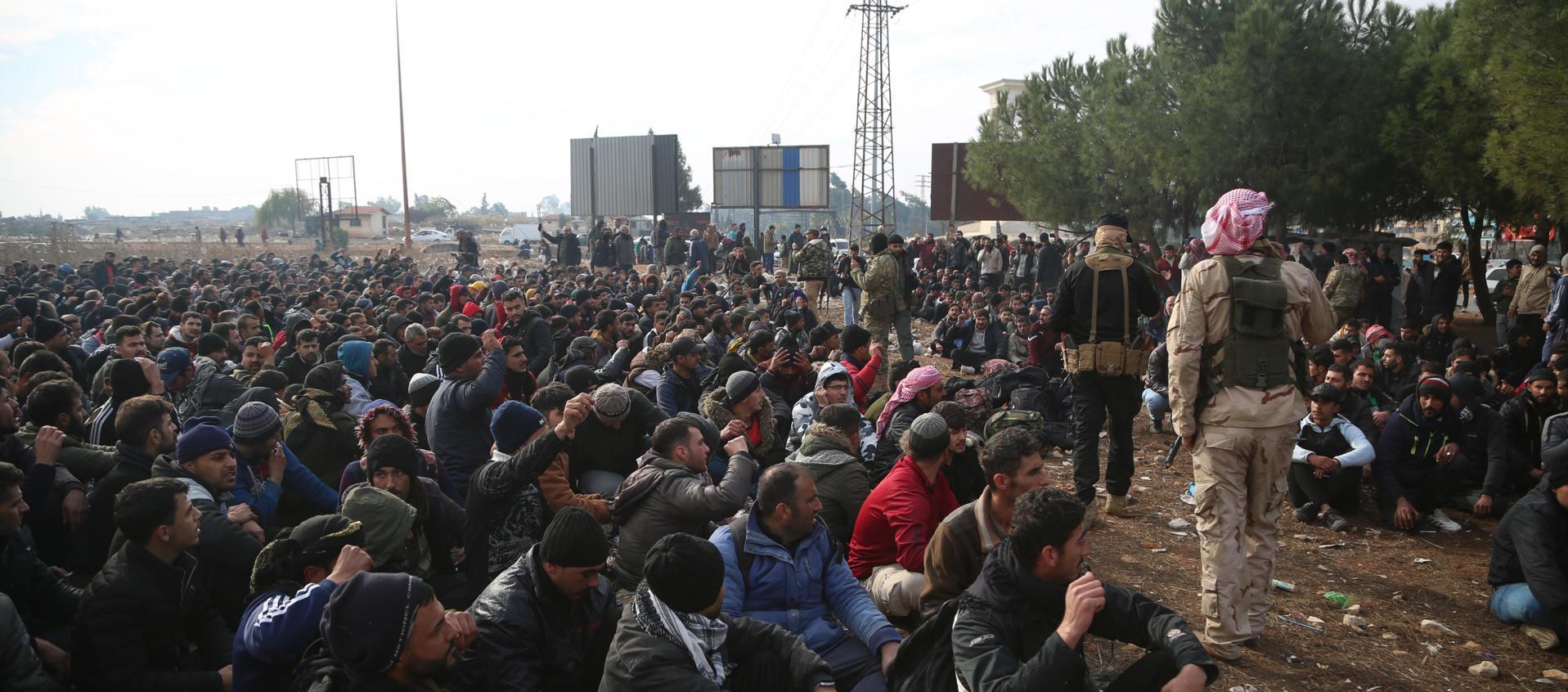 Celebración de los sirios por el derrocamiento a Bachar al Asad.