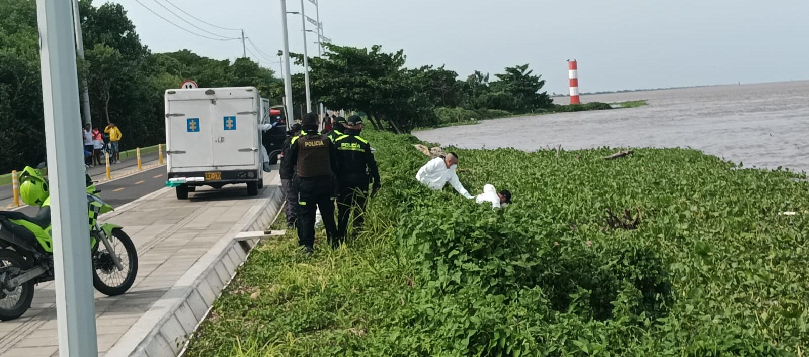 Lugar donde fue encontrado el cuerpo. 