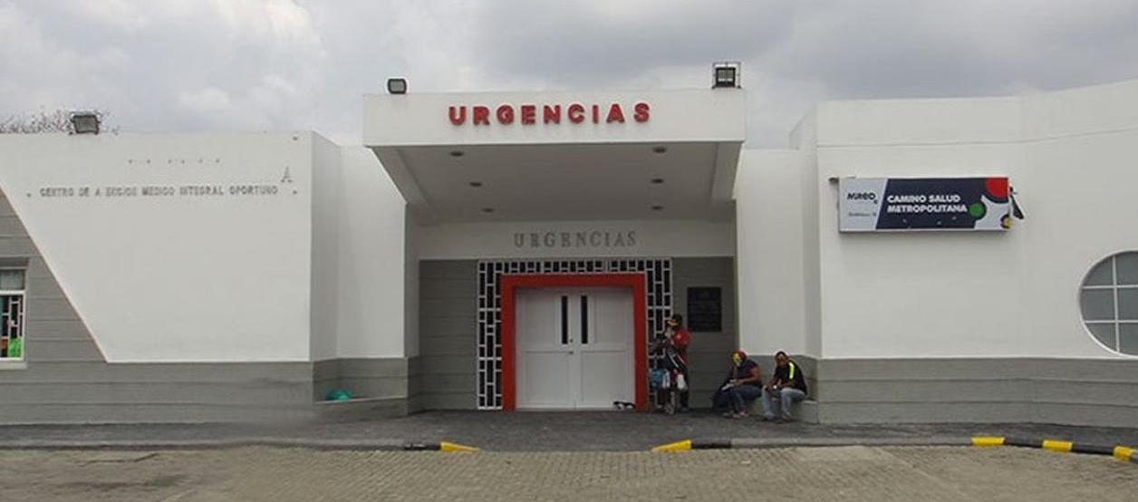 Fachada del Camino en donde fue atendido el taxista.