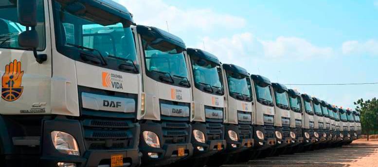 Aspecto de los carrotanques.