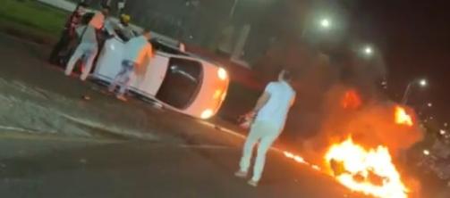 Vehículos involucrados en el accidente. 