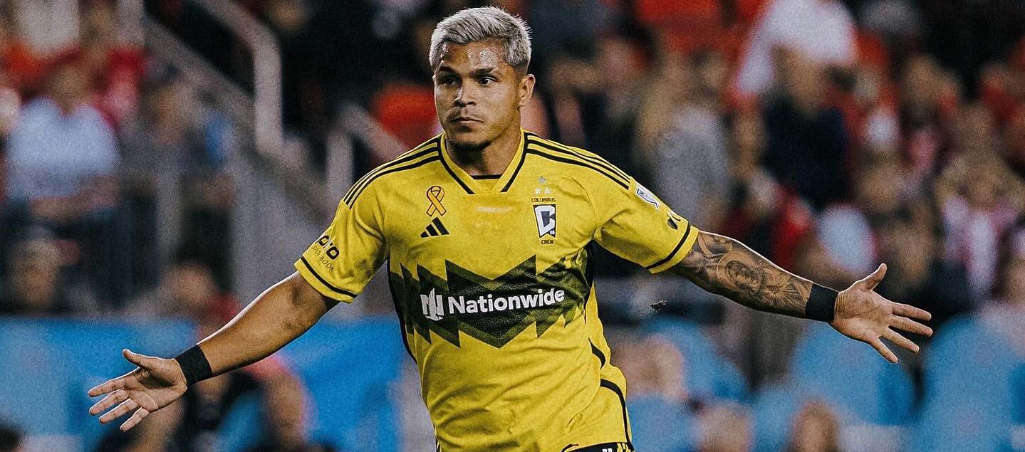Juan Camilo 'Cucho' Hernández, delantero colombiano del Columbus Crew.