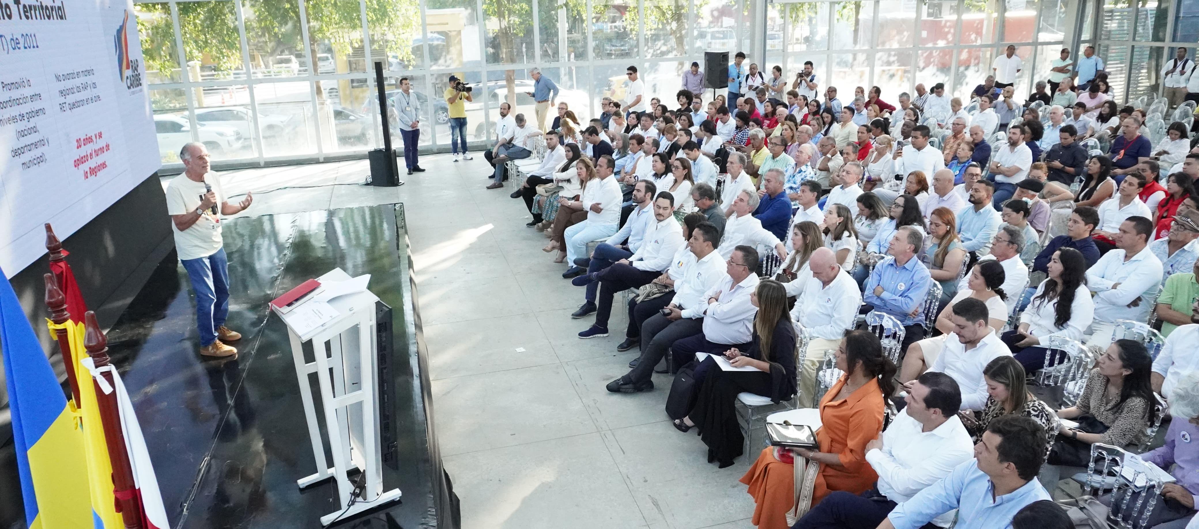 Gobernador Eduardo Verano durante la presentación del Plan Estratégico Regional.