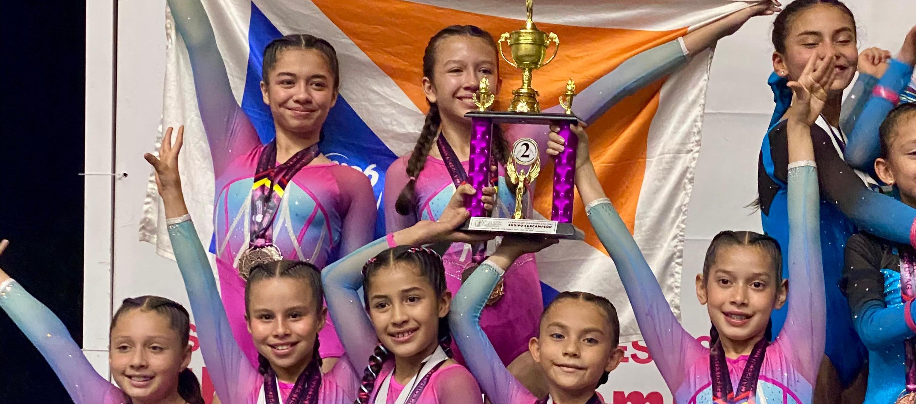 Team Gymnastics Gold subcampeón Suramericano en el Nivel 2.