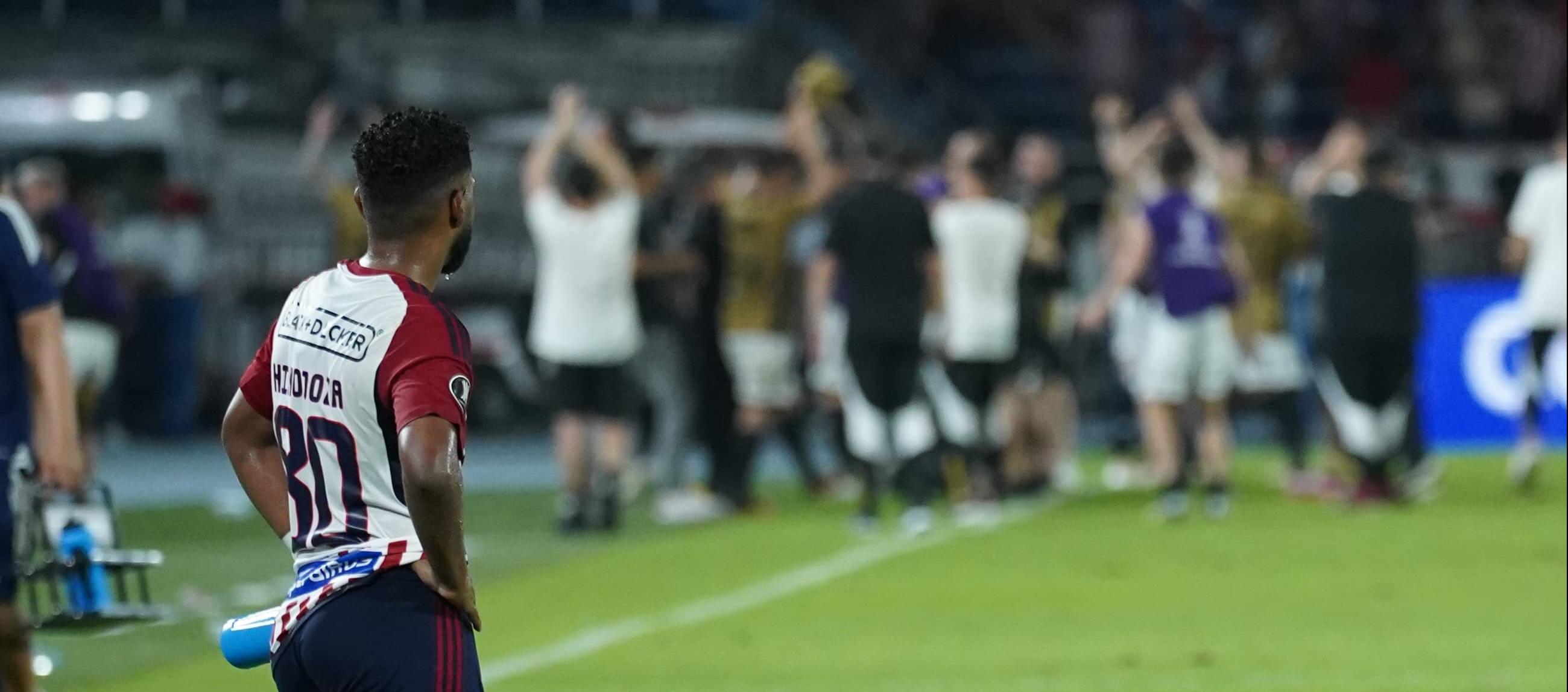 Roberto Hinojoza, mediocampista samario tras la eliminación de la Copa Libertadores ante Colo Colo.
