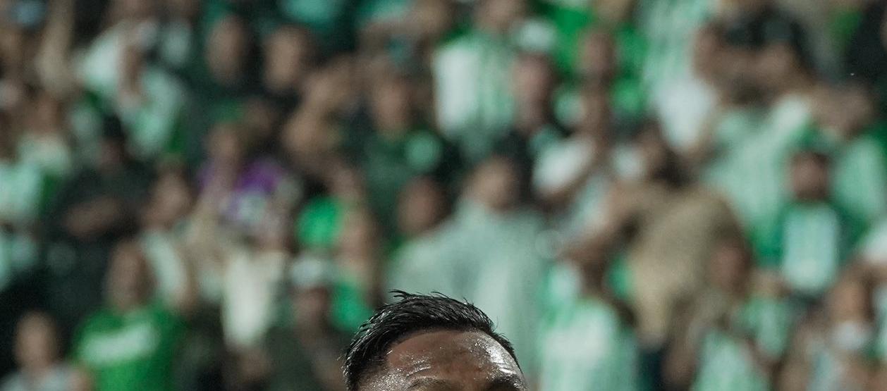Alfredo Morelos, delantero del Atlético Nacional. 