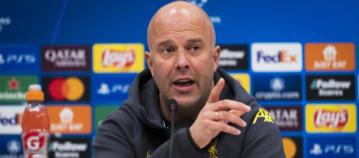 Arne Slot, entrenador del Liverpool. 