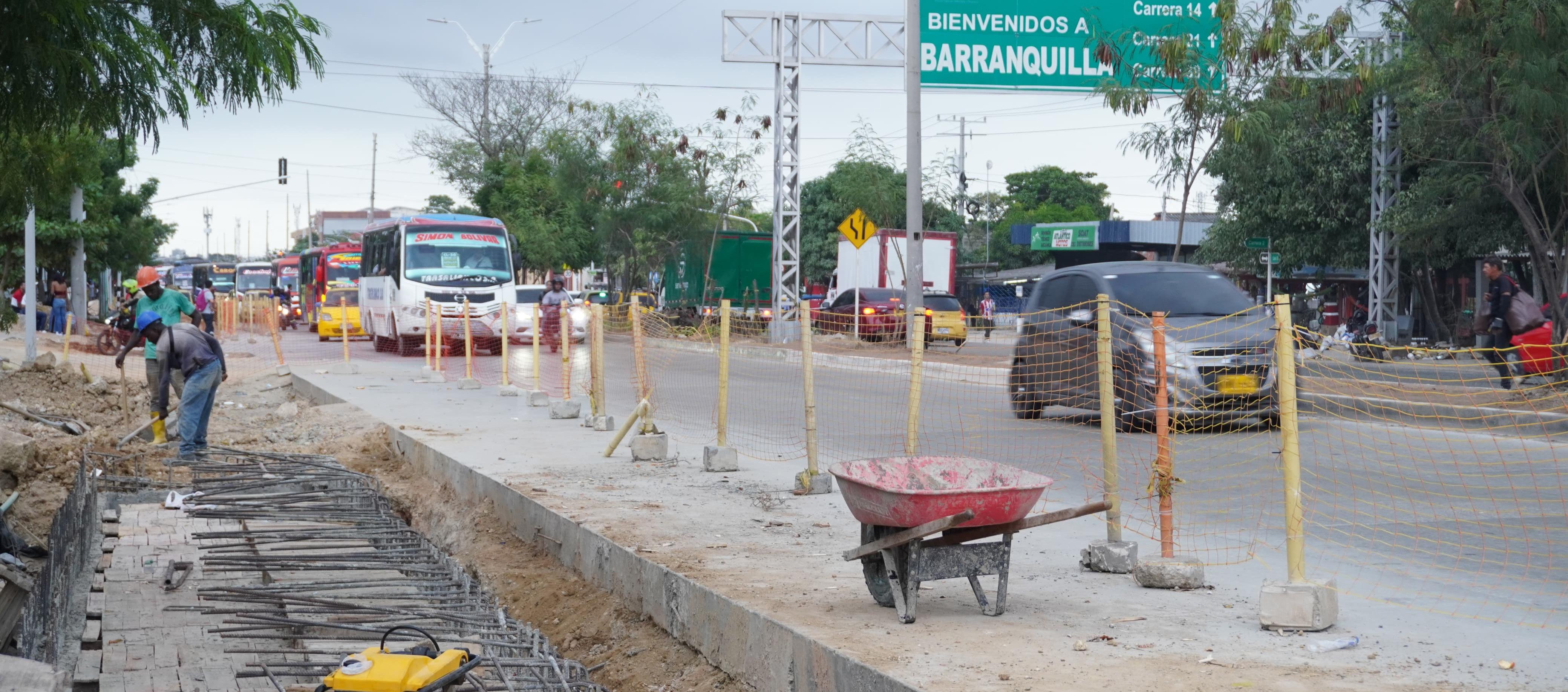 Aspecto de la Calle 30 en el sector de Tauro.