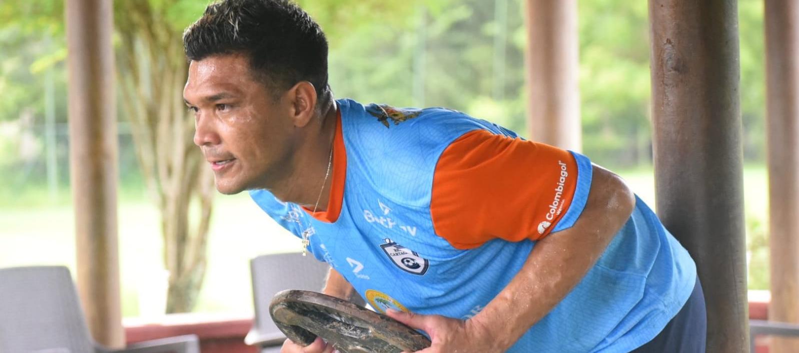 Teófilo Gutiérrez no pudo alcanzar el ascenso con el Real Cartagena. 