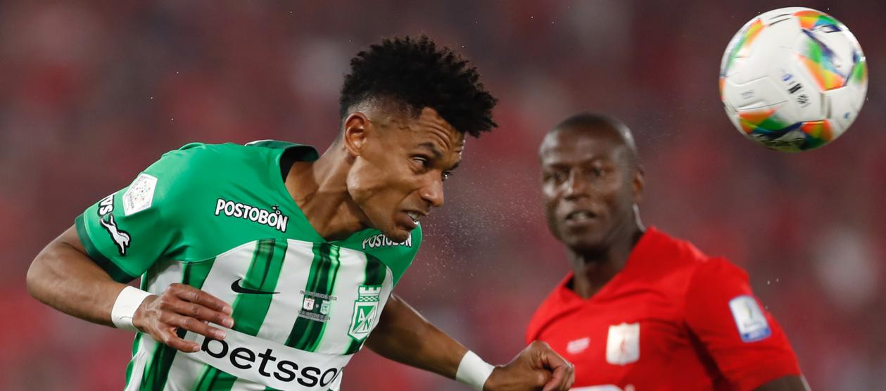 El barranquillero William Tesillo, defensa central del Atlético Nacional.