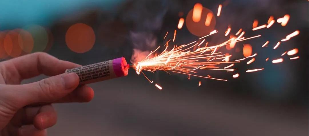 Imagen de referencia del uso de la pólvora. 